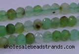 CRB1916 15.5 inches 2.5*4mm faceted rondelle Australia chrysoprase beads