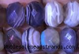 CRB1996 15.5 inches 7*10mm faceted rondelle Botswana agate beads