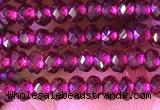 CRB2212 15.5 inches 2*3mm faceted rondelle garnet beads wholesale