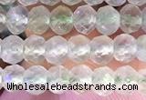 CRB2272 15.5 inches 3*4mm faceted rondelle prehnite beads