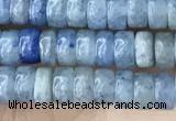 CRB2553 15.5 inches 2*4mm heishi blue aventurine beads wholesale