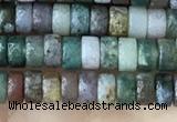 CRB2560 15.5 inches 2*4mm heishi Indian agate beads wholesale