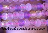 CRB2606 15.5 inches 2*3mm faceted rondelle mixed quartz beads