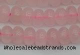 CRB2802 15.5 inches 6*10mm rondelle rose quartz beads wholesale