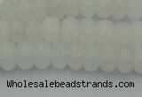 CRB2810 15.5 inches 4*6mm rondelle white jade beads wholesale