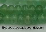 CRB2822 15.5 inches 6*10mm rondelle green aventurine beads