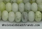 CRB2827 15.5 inches 6*10mm rondelle jade beads wholesale