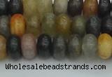 CRB2846 15.5 inches 5*8mm rondelle fancy jasper beads wholesale