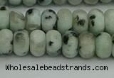 CRB2851 15.5 inches 5*8mm rondelle sesame jasper beads