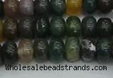 CRB2867 15.5 inches 6*10mm rondelle Indian agate beads