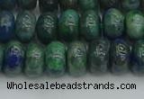 CRB2892 15.5 inches 6*10mm rondelle chrysocolla beads wholesale