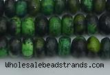 CRB2895 15.5 inches 4*6mm rondelle chrysocolla beads wholesale