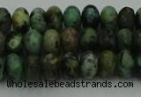 CRB2900 15.5 inches 4*6mm rondelle African turquoise beads