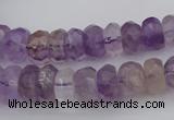 CRB301 15.5 inches 5*8mm - 10*14mm faceted rondelle ametrine beads