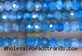 CRB3118 15.5 inches 2*3mm faceted rondelle tiny apatite beads