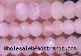 CRB3142 15.5 inches 2.5*4mm faceted rondelle tiny moonstone beads