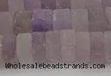 CRB315 15.5 inches 8*12mm tyre matte amethyst gemstone beads