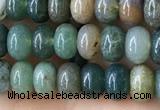 CRB4043 15.5 inches 4*6mm rondelle Indian Agate beads wholesale