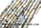 CRB4150 15 inches 2*4mm heishi colorful amazonite beads wholesale