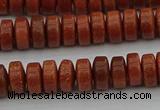 CRB421 15.5 inches 5*8mm rondelle goldstone beads wholesale