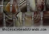 CRB496 15.5 inches 7*14mm tyre botswana agate beads wholesale