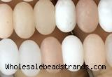 CRB5053 15.5 inches 5*8mm rondelle matte pink aventurine beads