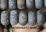 CRB5077 15.5 inches 5*8mm rondelle matte bronzite beads wholesale