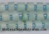 CRB530 15.5 inches 5*8mm tyre Chinese amazonite beads wholesale