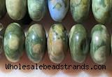 CRB5347 15.5 inches 5*8mm rondelle rhyolite beads wholesale