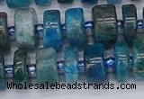 CRB538 15.5 inches 6*12mm tyre apatite gemstone beads wholesale