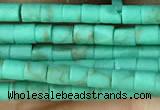 CRB5522 15 inches 2*2mm heishi synthetic turquoise beads wholesale