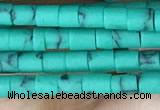 CRB5523 15 inches 2*2mm heishi synthetic turquoise beads wholesale