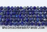 CRB5628 15.5 inches 5*7mm - 7*8mm faceted rondelle lapis lazuli beads