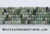 CRB5633 15.5 inches 4*7mm faceted rondelle jade beads