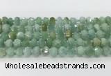 CRB5650 15.5 inches 5*8mm-6*10mm faceted rondelle jade beads wholesale