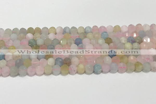 CRB5697 15 inches 6*6mm morganite beads wholesale