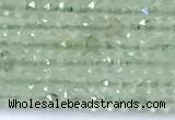 CRB5725 15 inches 1*2mm faceted prehnite beads