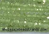 CRB5726 15 inches 1*2mm faceted olive quartz beads