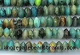 CRB5729 15 inches 1*2mm faceted turquoise beads