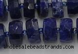 CRB583 15.5 inches 8*14mm faceted rondelle sodalite beads