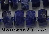 CRB584 15.5 inches 8*16mm faceted rondelle sodalite beads