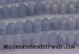 CRB710 15.5 inches 2.5*4mm faceted rondelle aquamarine beads