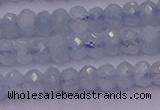 CRB711 15.5 inches 2.5*4mm faceted rondelle aquamarine beads