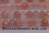 CRB715 15.5 inches 3*4mm faceted rondelle rainbow moonstone beads