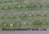 CRB722 15.5 inches 3*4mm faceted rondelle prehnite gemstone beads