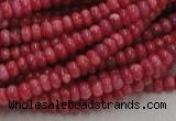 CRC05 16 inches 4*6mm rondell rhodochrosite gemstone beads wholesale