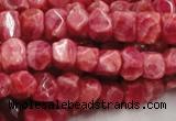 CRC06 16 inches 8*10mm nugget rhodochrosite gemstone beads wholesale