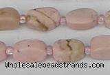 CRC1010 15.5 inches 8*10mm oval rhodochrosite gemstone beads