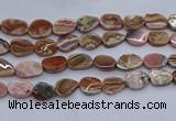 CRC1015 15.5 inches 8*12mm - 12*16mm freeform rhodochrosite beads