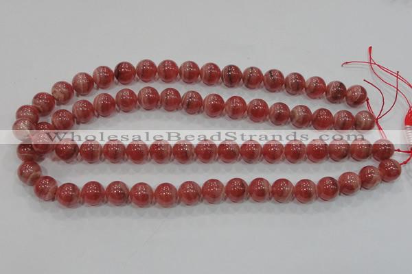 CRC104 15.5 inches 12mm round natural argentina rhodochrosite beads